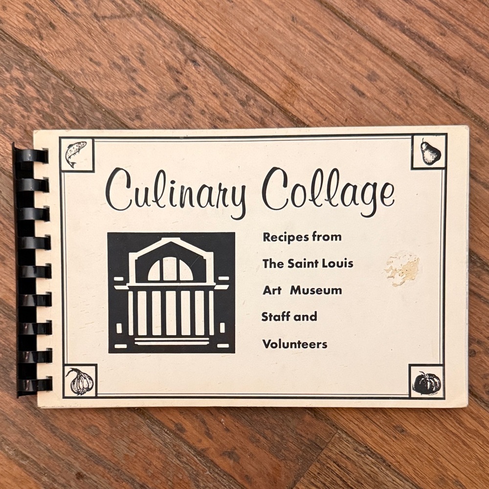 Vintage Culinary Collage 1991 Recipe Book